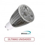Lámpara LED GU10 6W Blanco Neutro, Bridgelux